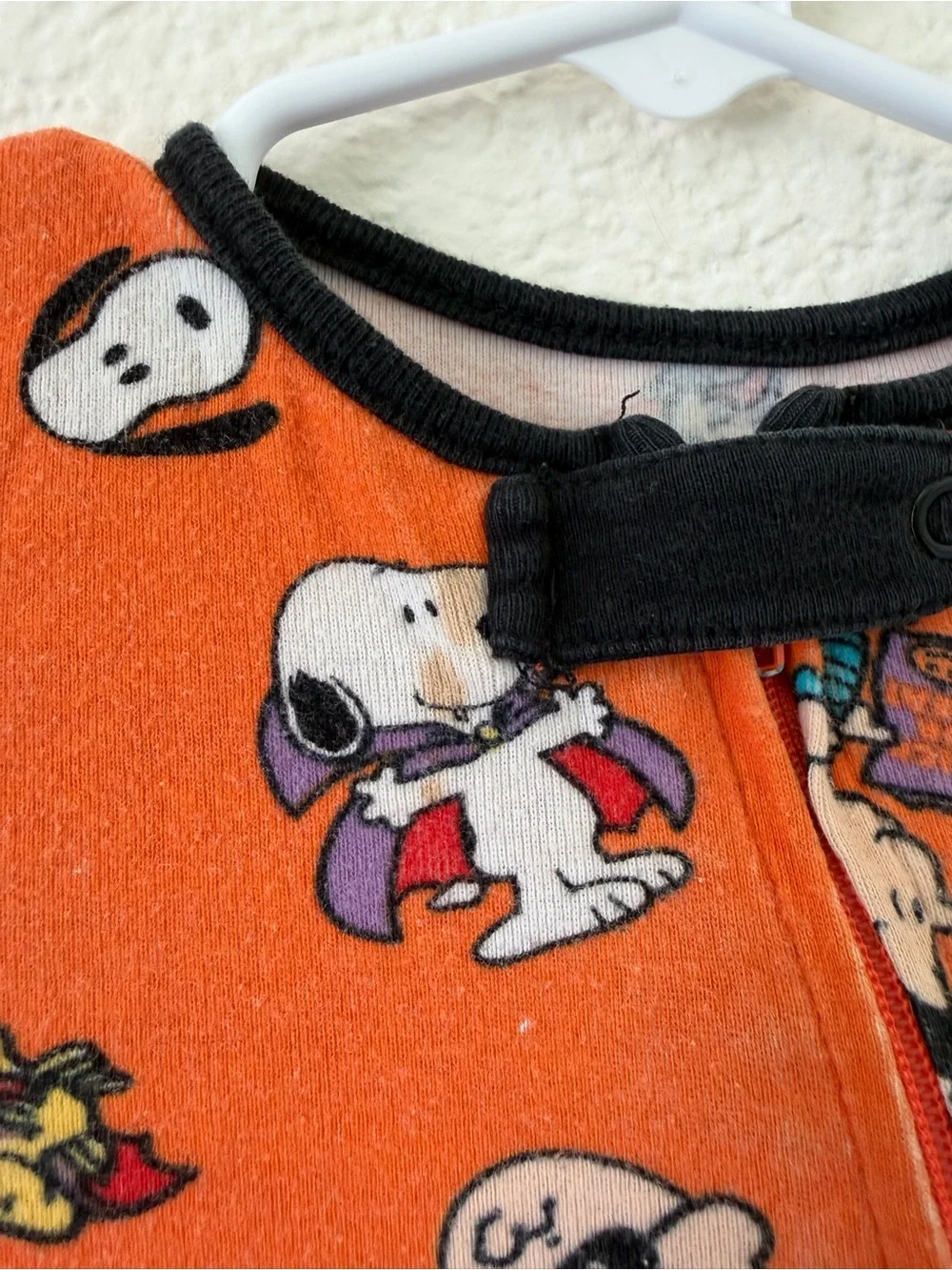 Peanuts Footless zipper Pajama